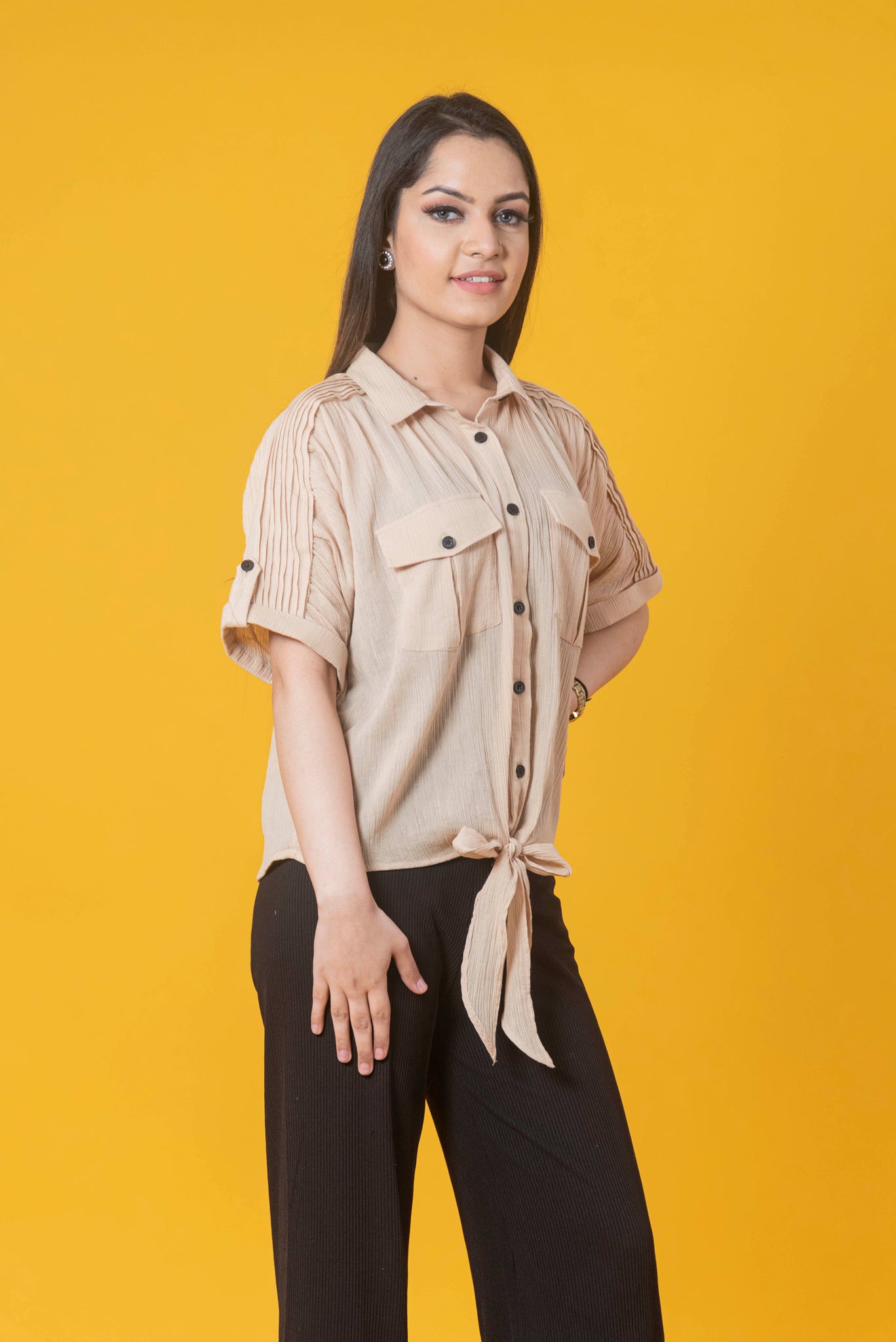 Waist Tie Up Top