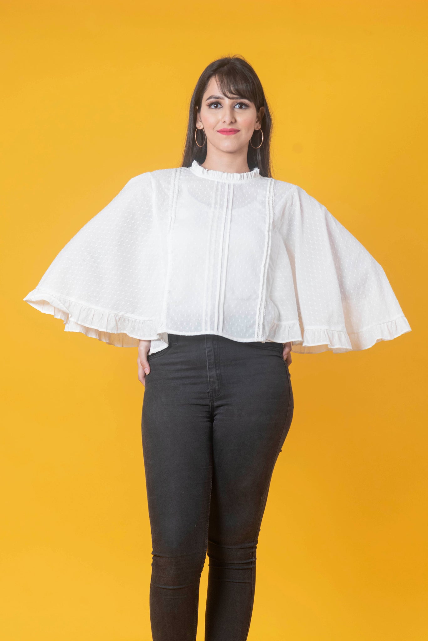 Women Cotton Dobby Top