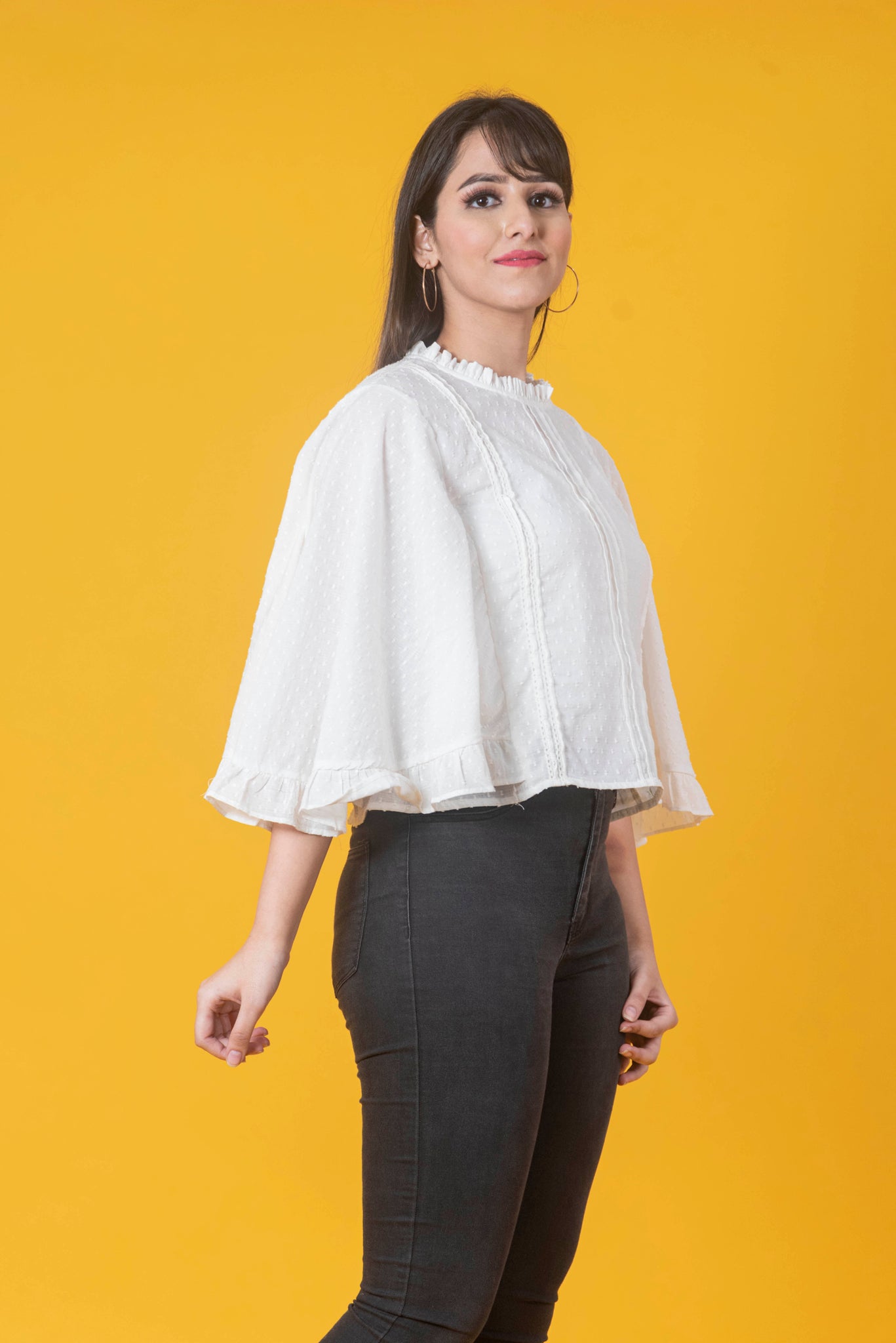 Women Cotton Dobby Top