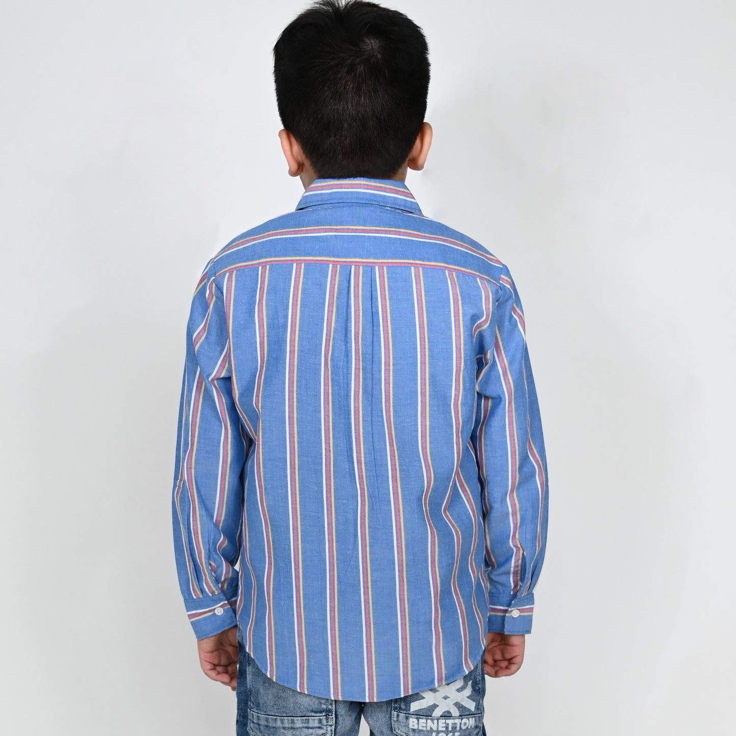 Boys Striped Casual Shirt
