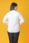 Women White Cotton Shirt