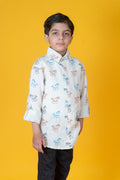 Alberto Boys-Linen Shirt