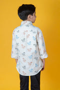 Alberto Boys-Linen Shirt