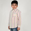 Boys-Striped Casual Shirt