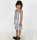 Girls Striped Top With Skirt