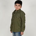 Boys-Corduroy Shirt With Elastane