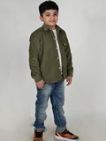 Boys-Corduroy Shirt With Elastane