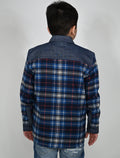 Boys Regular Fit Checked Casual Shirt