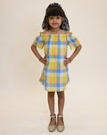 YELLOW CHECKED DRESS