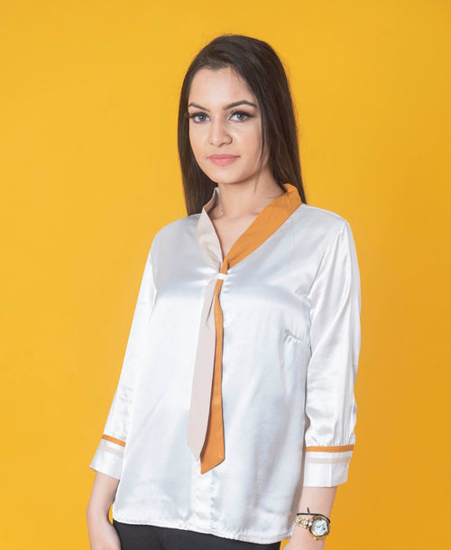 Women Top With Tie